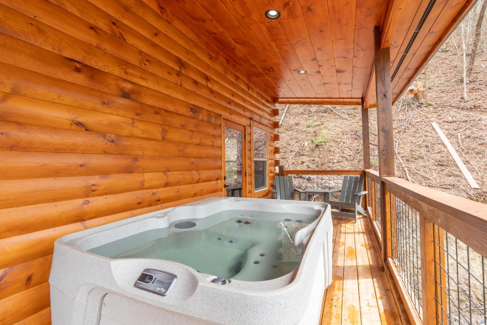 Hawks Nest Mountain Cabin เซอเวียร์วีล ภายนอก รูปภาพ