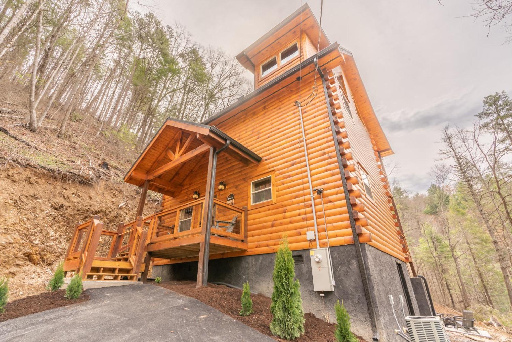 Hawks Nest Mountain Cabin เซอเวียร์วีล ภายนอก รูปภาพ